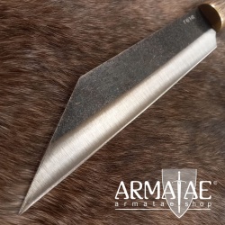 Original Norse Dragon Seax Knife mit Lederscheide auf https://armatae.shop