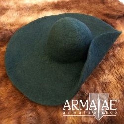 100 % Schurwollfilz Hut mit breiter Krempe auf https://armatae.shop