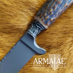 Original HACK Messer Knicker mit Steckangel Lederhosen Messer mit 10 cm Klinge auf https://armatae.shop