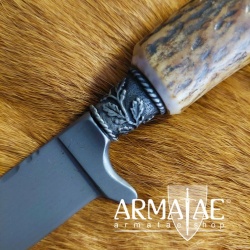 Original Hack Steckangel Knicker mit 10 cm Klinge und Griff Figur - Lederhosen Messer auf https://armatae.shop