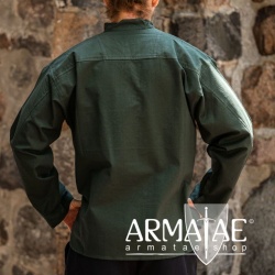Leonardo Carbone Mittelalter Hemd Ansbert Gruen 2024g bei Armatae.shop