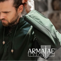 Leonardo Carbone Mittelalter Hemd Ansbert Gruen 2024g bei Armatae.shop