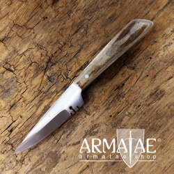 Kleines Hirschhornmesser mit Lederscheide auf https://armatae.shop