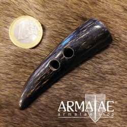 Handgefertigter Knebel 4612 aus poliertem Horn auf https://armatae.shop