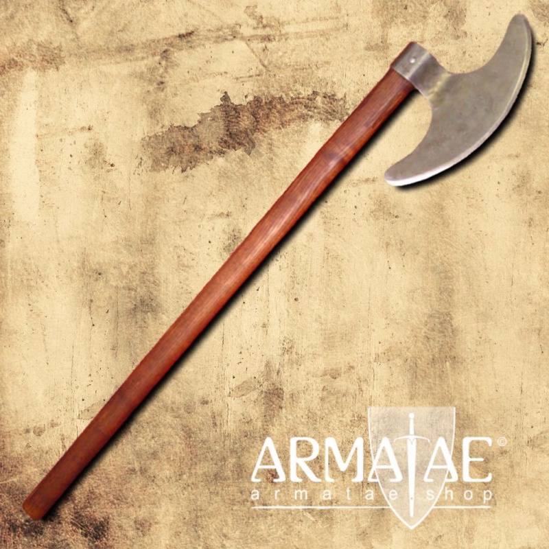 Typische Maciejowski Axt für Buhurt HMB und Schaukampf aus HARDOX Stahl geschmiedet auf https://armatae.shop Typische Maciejowski Axt für Buhurt HMB und Schaukampf aus HARDOX Stahl geschmiedet auf https://armatae.shop
