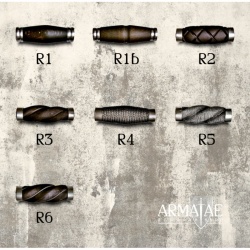 Alotrium Griff für Rapier, Degen, Dolch aus Holz mit Stahlzwingen auf https://armatae.shop