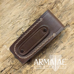 Lederetui für Taschenmesser mit max. 11 cm Grifflänge bei https://armatae.shop