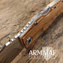 Haller Select Outdoor Taschenmesser mit Zebranoholzgriff auf https://armatae.shop