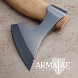 Wikinger Wurfaxt klein AH323NF mit Lederscheide auf https://armatae.shop