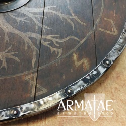 Custom Viking Shield, exklusiv auf https://armatae.shop - Der Wikinger Schild mit deinem individuellen Design.