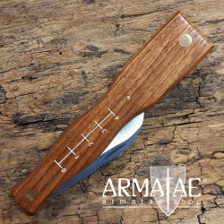 Pilzmesser 83285 mit klappbarer Bürste und 420er-Klinge auf https://armatae.shop