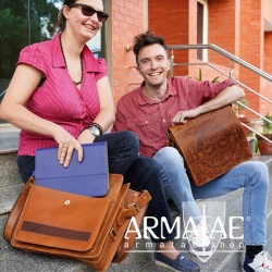 Urban Viking Ledertasche Mjölnir aus Vollnarbenleder 6