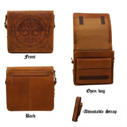 Urban Viking Ledertasche Mjölnir aus Vollnarbenleder 9