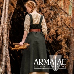 Überkleid "Hildegard" Grün auf https://armatae.shop