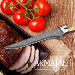 Armatae Cucina Oliva Hight End Damaststahl Messer auf https://armatae.shop