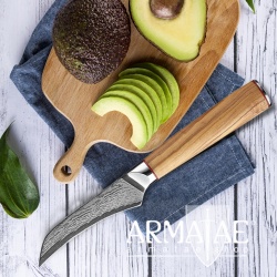 Armatae Cucina Oliva High End Damaststahl Messer auf https://armatae.shop