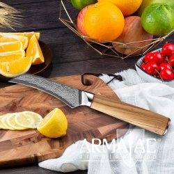 Armatae Cucina Oliva High End Damaststahl Messer auf https://armatae.shop