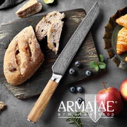 Armatae Cucina Oliva High End Damaststahl Messer auf https://armatae.shop