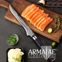 Armatae Cuoco pro Gastro Hight End Damaststahl Messer auf https://armatae.shop