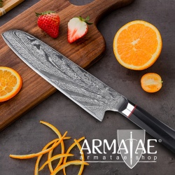 Armatae Cuoco pro Gastro High End Damaststahl Messer auf https://armatae.shop