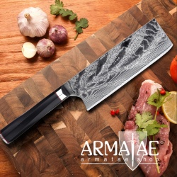 Armatae Cuoco pro Gastro High End Damaststahl Messer auf https://armatae.shop