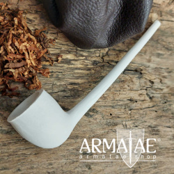 Traditionell gebackene Ton Tabakpfeife des 17. Jhd. Motz auf https://armatae.shop