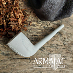 Traditionell gebackene Ton Tabakpfeife des 17. Jhd. Hand & Herzauf https://armatae.shop