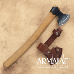 Wikingeraxt AH326NF mit Lederscheide auf https://armatae.shop