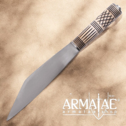 Wikinger Skramasax, Saxmesser mit Knochengriff auf https://armatae.shop