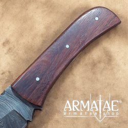 Messer aus Damast, Damaststahl, Damaskus Carbonstahl 39-lagig auf https://armatae.shop