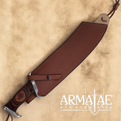 Gil Hibben - Hibben IV Combat Machete mit Lederscheide auf https://armatae.shop