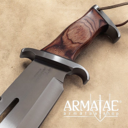 Gil Hibben - Hibben IV Combat Machete mit Lederscheide auf https://armatae.shop