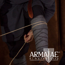 Wadenwickel "Woodland" Sturmgrau von Epic Armoury auf https://armatae.shop