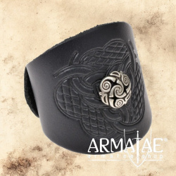 Leder Armband "Node" auf https://armatae.shop