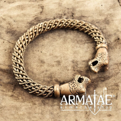 Wikinger Armreif "Oseberg" Bronze auf https://armatae.shop