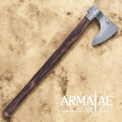 70 cm Schaukampf Reiteraxt aus HARDOX 450 Stahl mit Eschenstiel auf https://armatae.shop