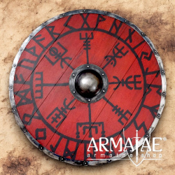 Custom Viking Shield, exklusiv auf https://armatae.shop - Der Wikinger Schild mit deinem individuellen Design.