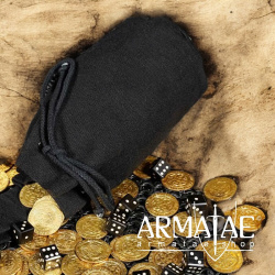 Gürteltasche Baumwolle handgewebt in Farbe Schwarz, Braun oder Grau auf https://armatae.shop