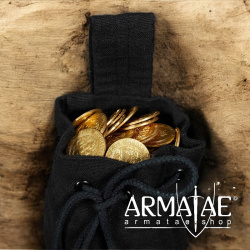 Gürteltasche Baumwolle handgewebt in Farbe Schwarz, Braun oder Grau auf https://armatae.shop