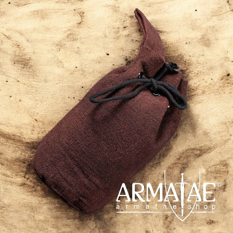 Gürteltasche Baumwolle handgewebt in Farbe Schwarz, Braun oder Grau auf https://armatae.shop