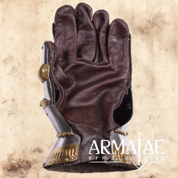 Südtiroler Stundenglas Handschuhe um 1390 auf https://armatae.shop