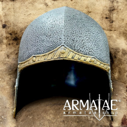 Deluxe Kinder Bascinet Helm auf https://armatae.shop