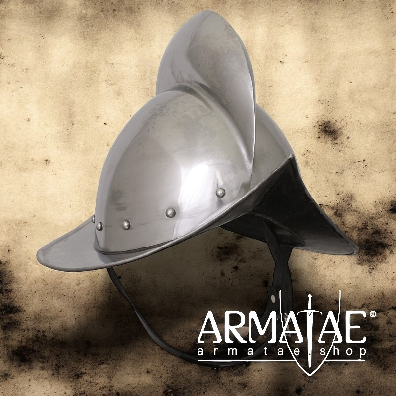 Deutscher Morion Helm, 1,6 mm Stahl auf https://armatae.shop