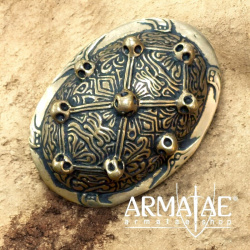 Schildkröten Fibel Saltvik Bronze auf https://armatae.shop