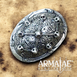 Schildkröten Fibel Saltvik Silber auf https://armatae.shop