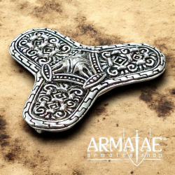 Kleeblattfibel von Värnamo Silber auf https://armatae.shop