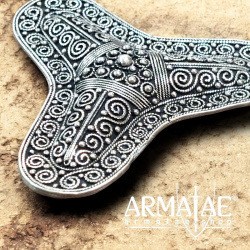 Kleeblattfibel von Stora Ryk Silber auf https://armatae.shop