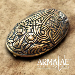 Buckelfibel Vendel Bronze auf https://armatae.shop