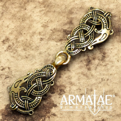 Gewandhaken Midgard Bronze auf https://armatae.shop