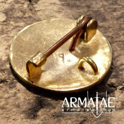 Scheibenfibel Filigran Bronze auf https://armatae.shop